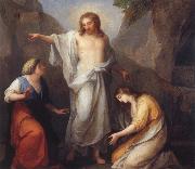 Angelika Kauffmann Der auferstandene Christus erscheint Martha und Magdalena painting